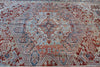 No. 0017 Amazingly beautiful faded red and blue Heriz (7’5 x 10’5) Punto 