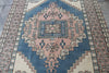 No. 0024 Pink and Blue Vintage Oushak (7 x 5'6) 1001 Rug Tales 
