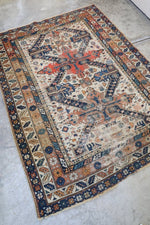 No. 0055 1900's Antique Caucasian Shirvan Rug (4.4 x 5.10) rug eBay 