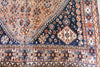 No. 0081 Antique peach/blue colored Qashqai (5' x 8') rug eBay 