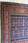 No. 0090 Antique Bijar All Over Flower Design with Pink Border (4’2 x 6’2) rug eBay 