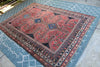 No. 0106 Amazing Rich Colored Antique Qashqai (7'7 x 5'3) rug Nasim 