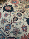 No. 0253 Gorgeous Ivory Background Floral Design Persian Mahal - Saffron Bloom