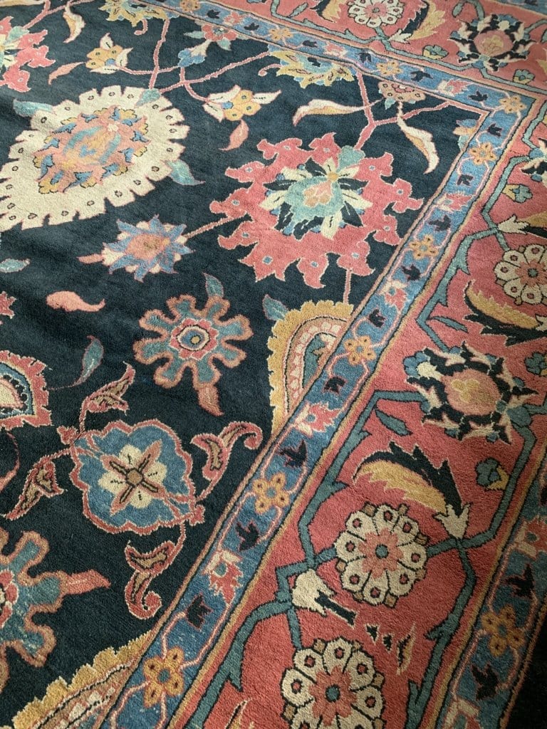 No. 0254 Antique Persian Mahal Saffron Bloom Interiors 