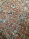 No. 0256 Vintage peach/blue Turkish Anatolian rug Saffron Bloom Interiors 