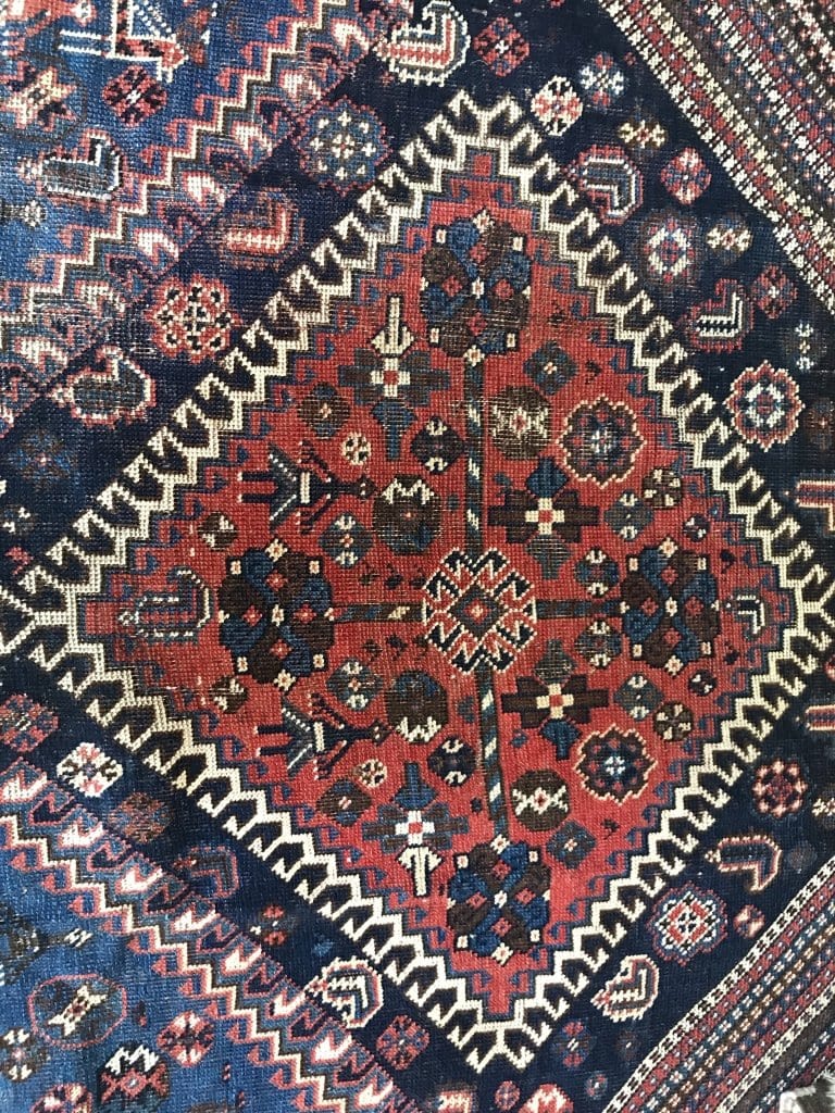 No. 0307 Antique Qashqai - Saffron Bloom